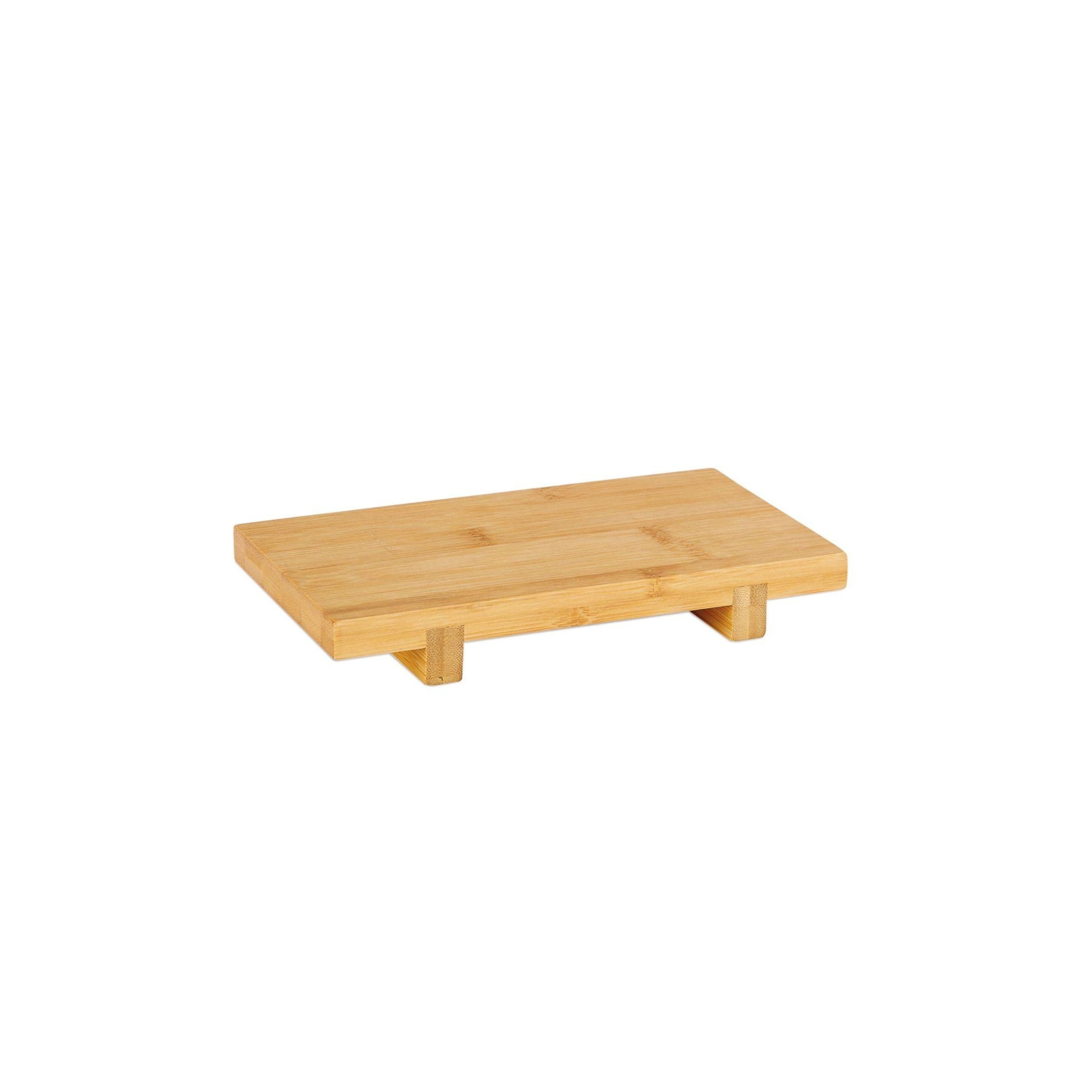 Tabla de cortar y servir de bambú 21 cm