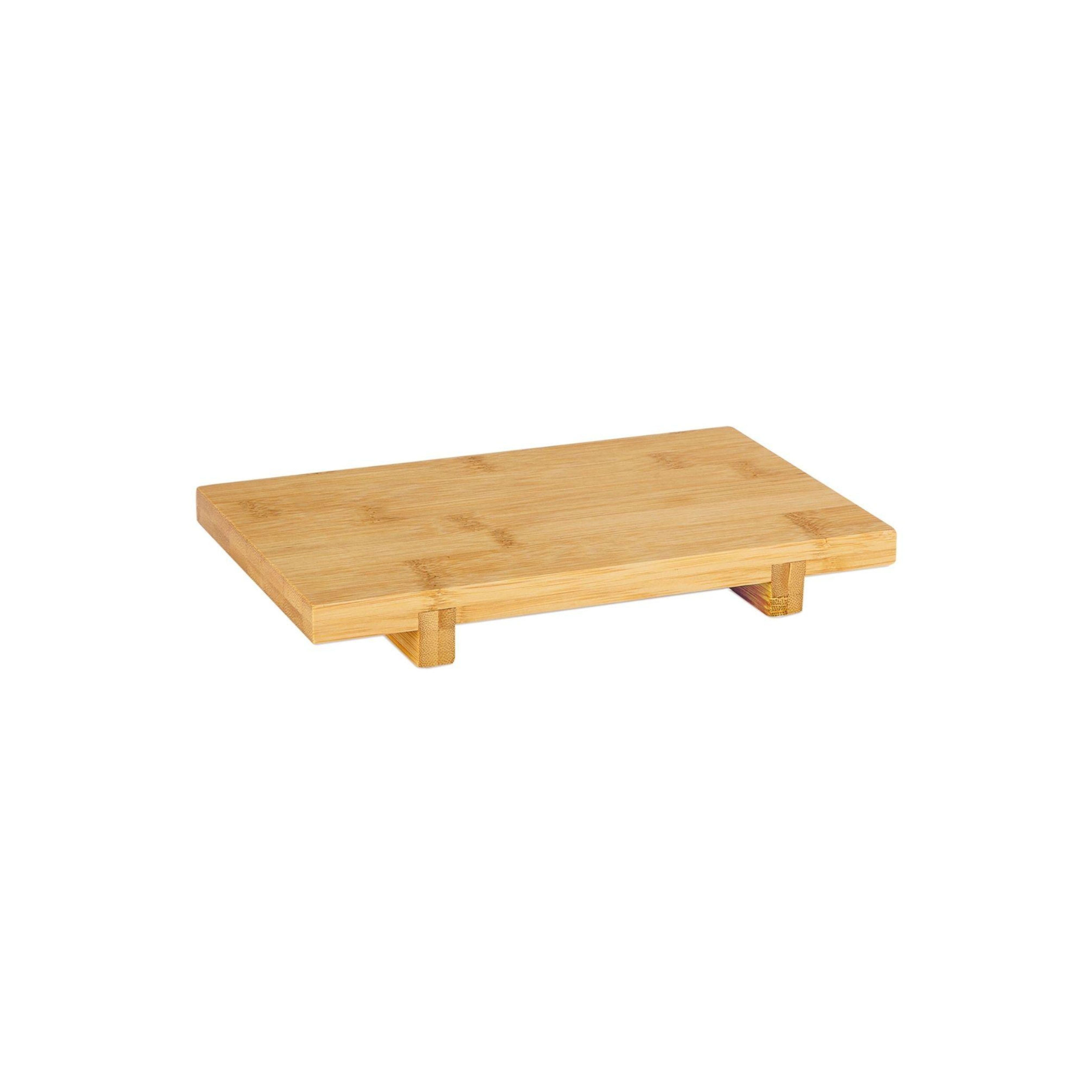 Tabla de cortar y servir de bambú 24 cm