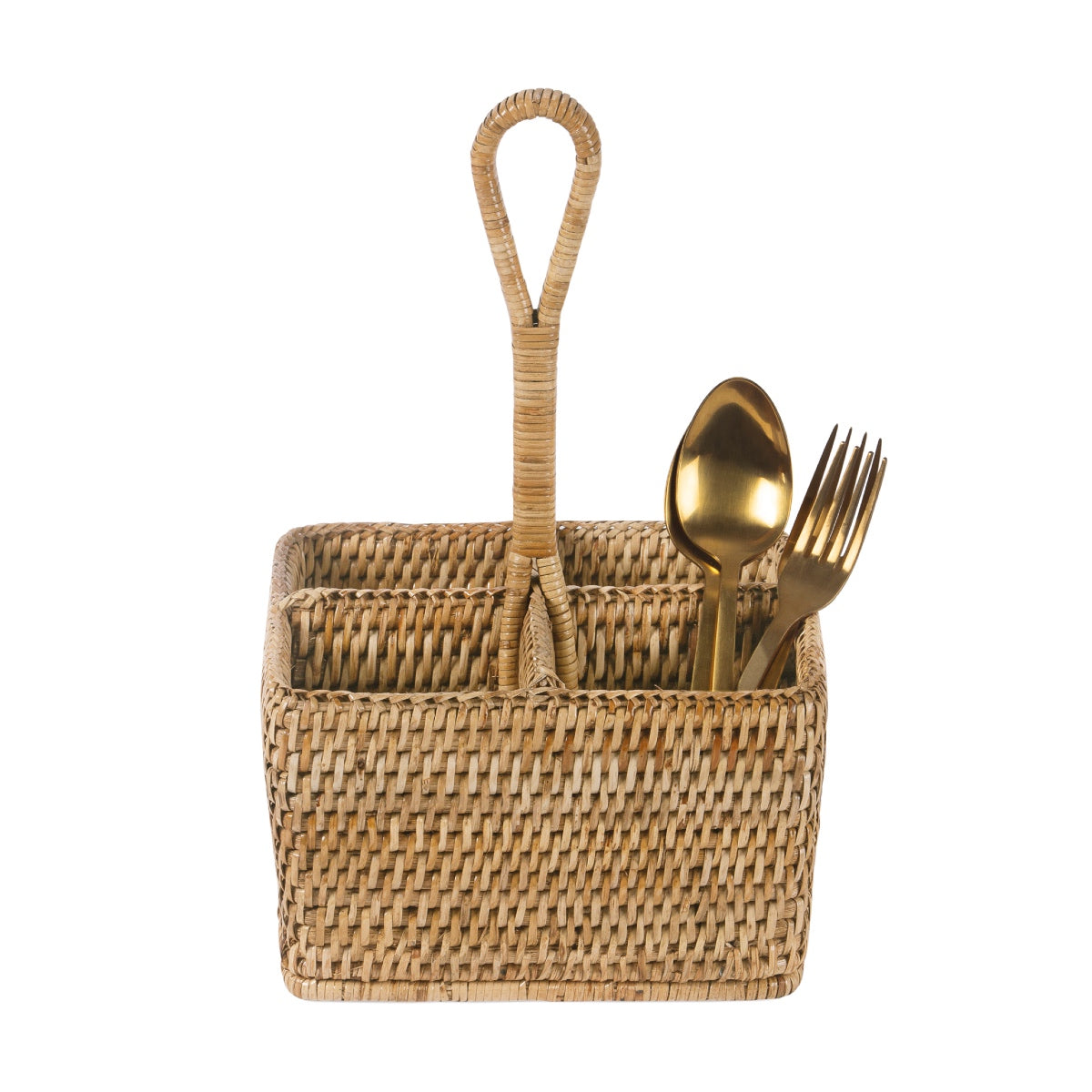 Organizador de cocina de ratán