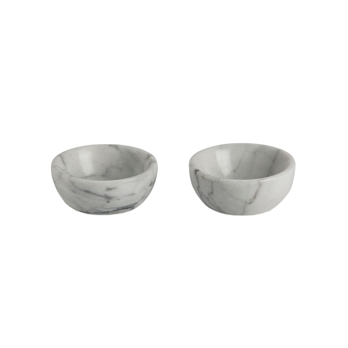 Set de dos cuencos de mármol para especias