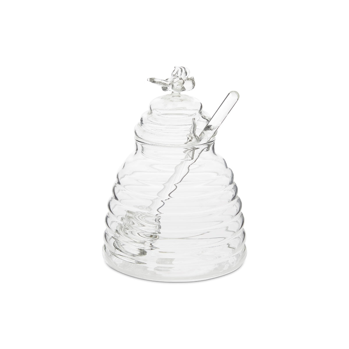 Tarro de miel de cristal