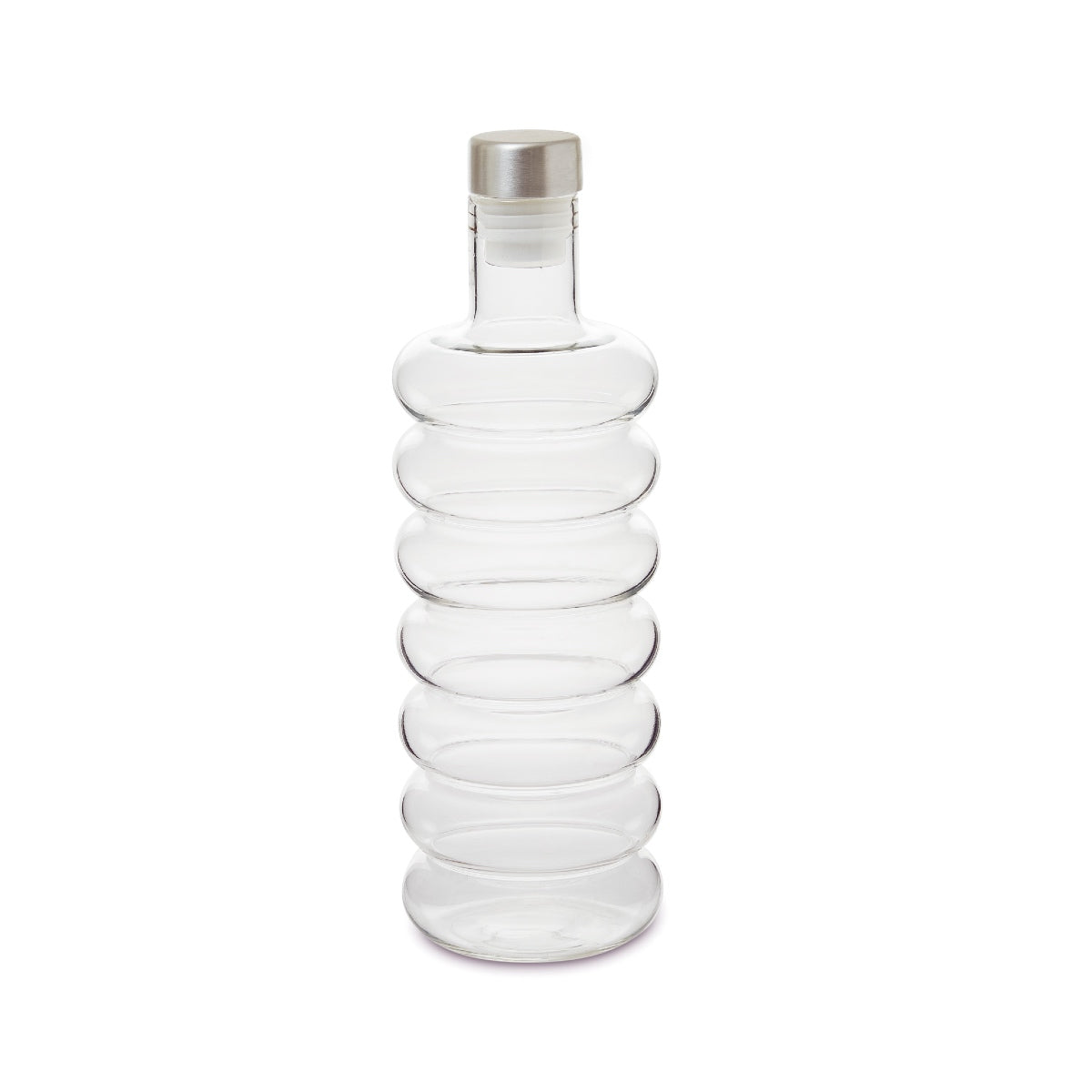 Botella de agua de cristal espiral 1L
