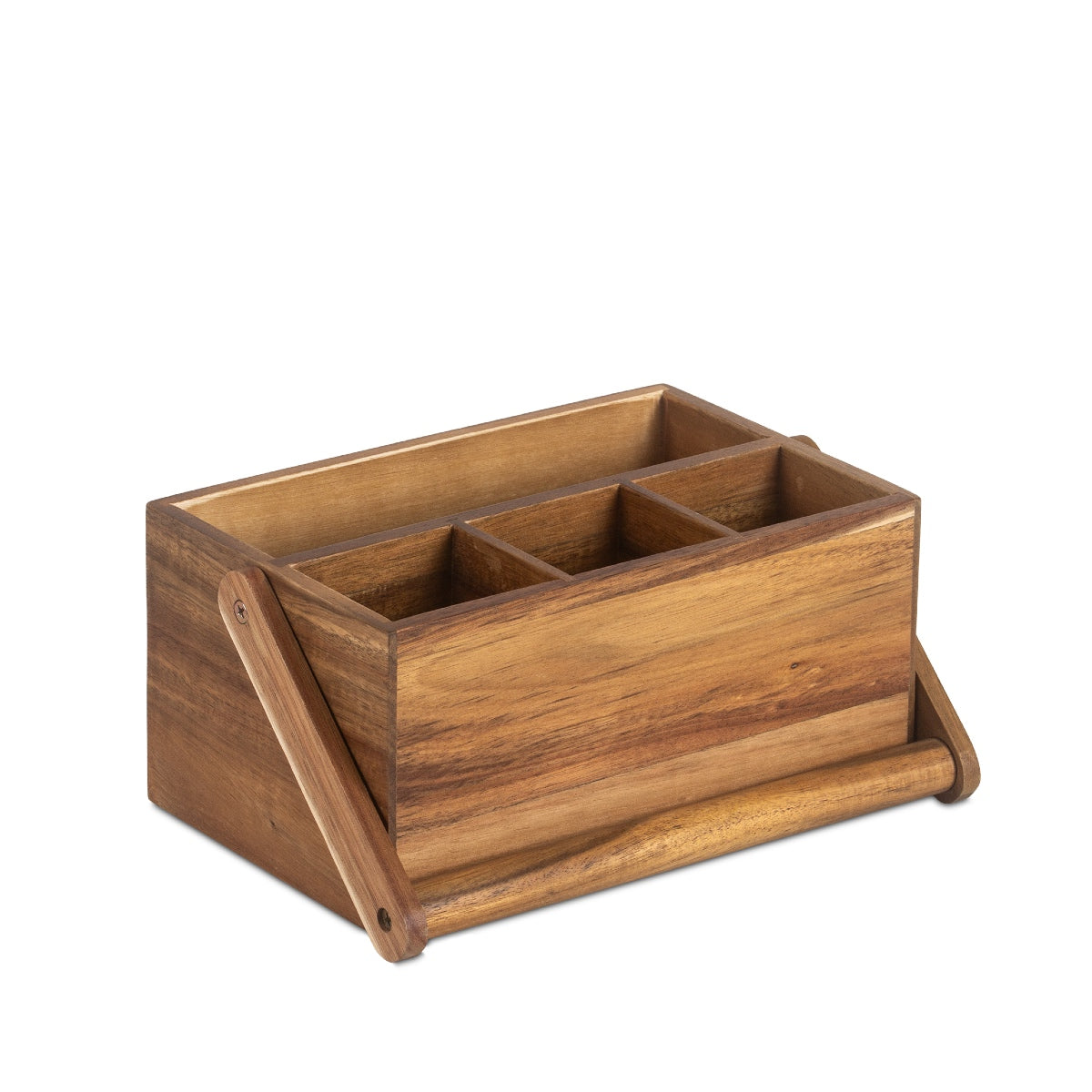 Cubertero de madera de acacia