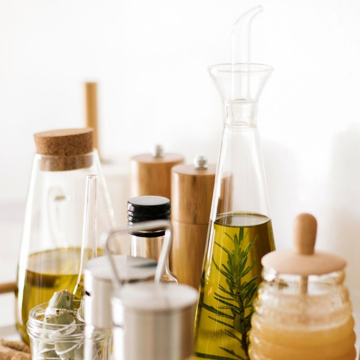 Aceitera antigoteo de cocina moderna