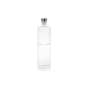 Botella de agua de cristal transparente 1 litro