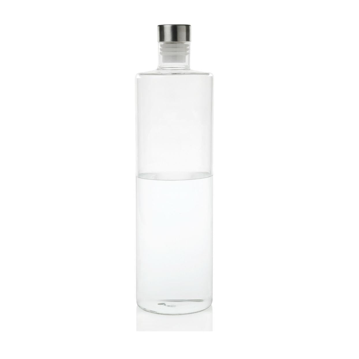 Botella de agua de cristal transparente 1,5 L