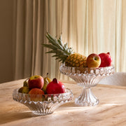 Frutero clásico de cristal tallado