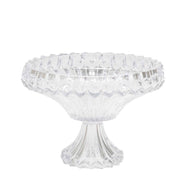 Frutero decorativo de cristal tallado