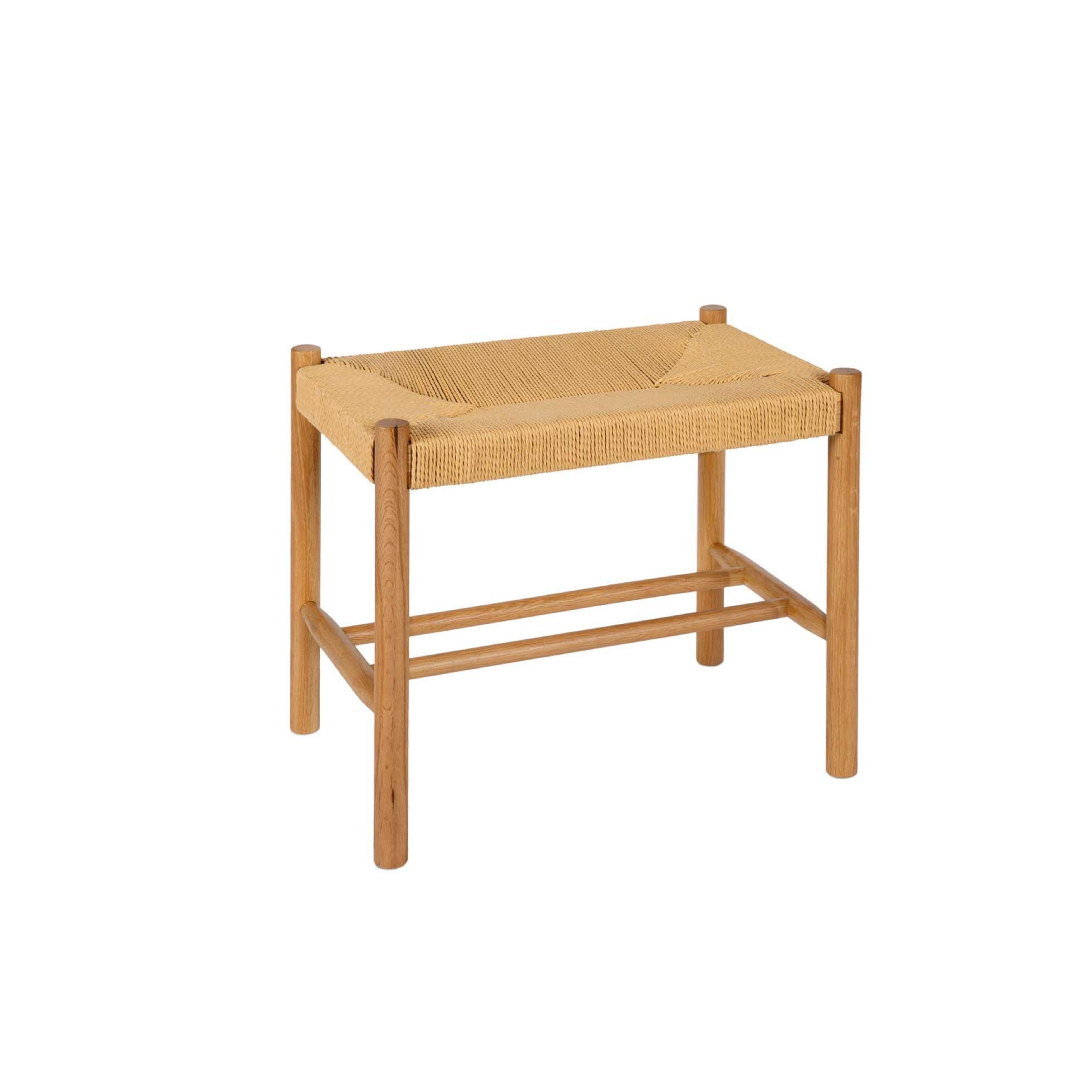 Classic oak wood bench
