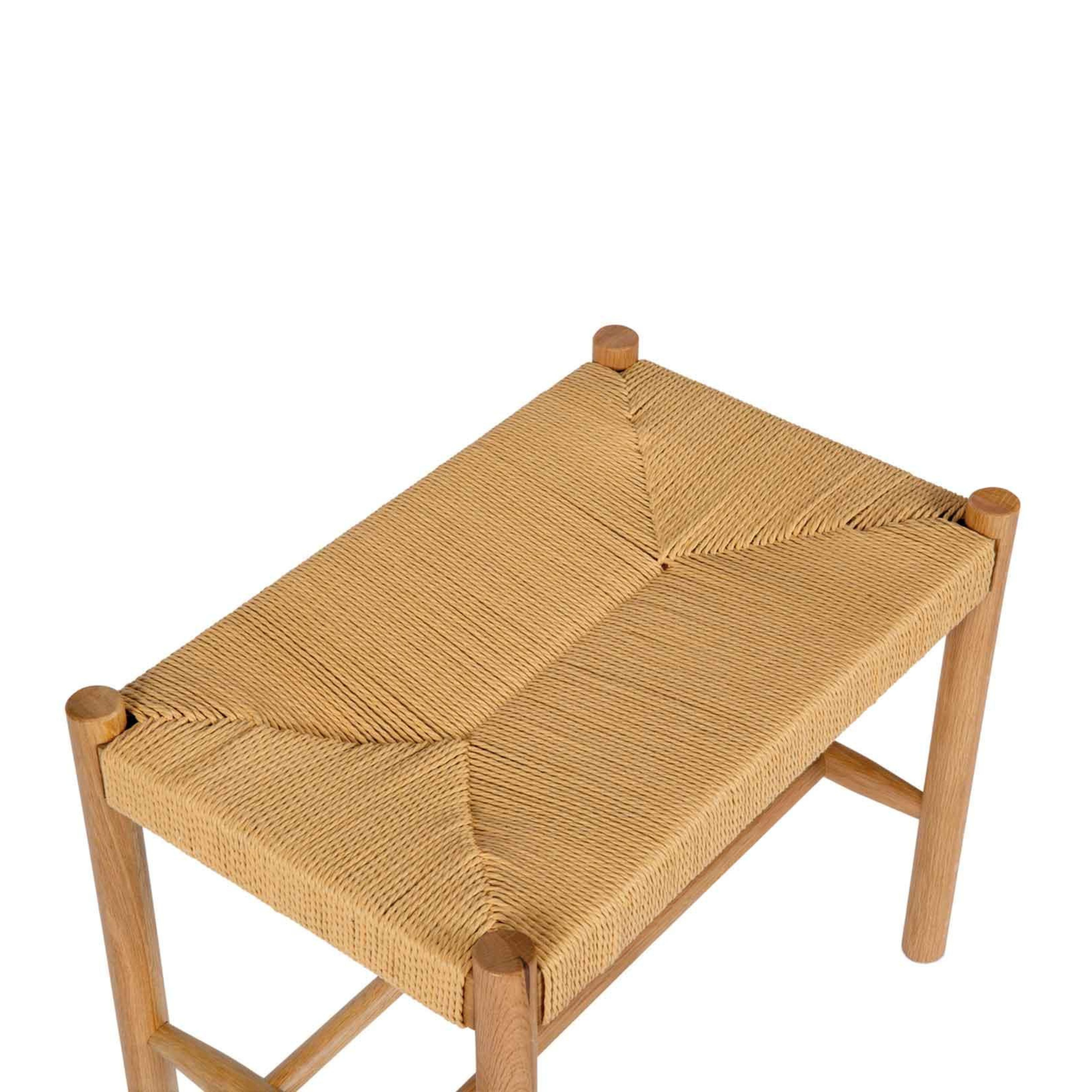 Classic oak wood bench