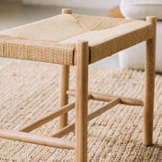 Classic oak wood bench