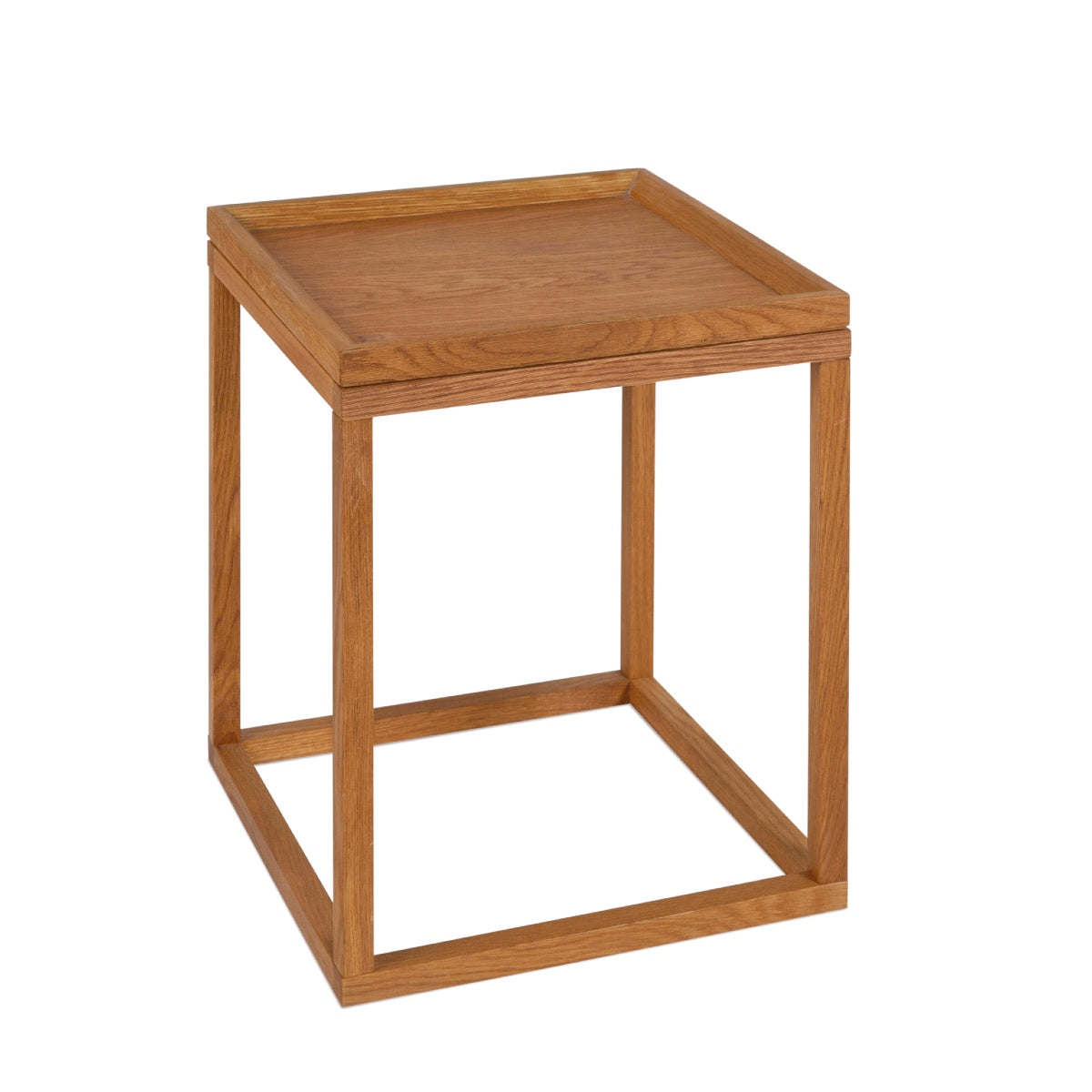 Mesa auxiliar para salón de madera de estilo nórdico
