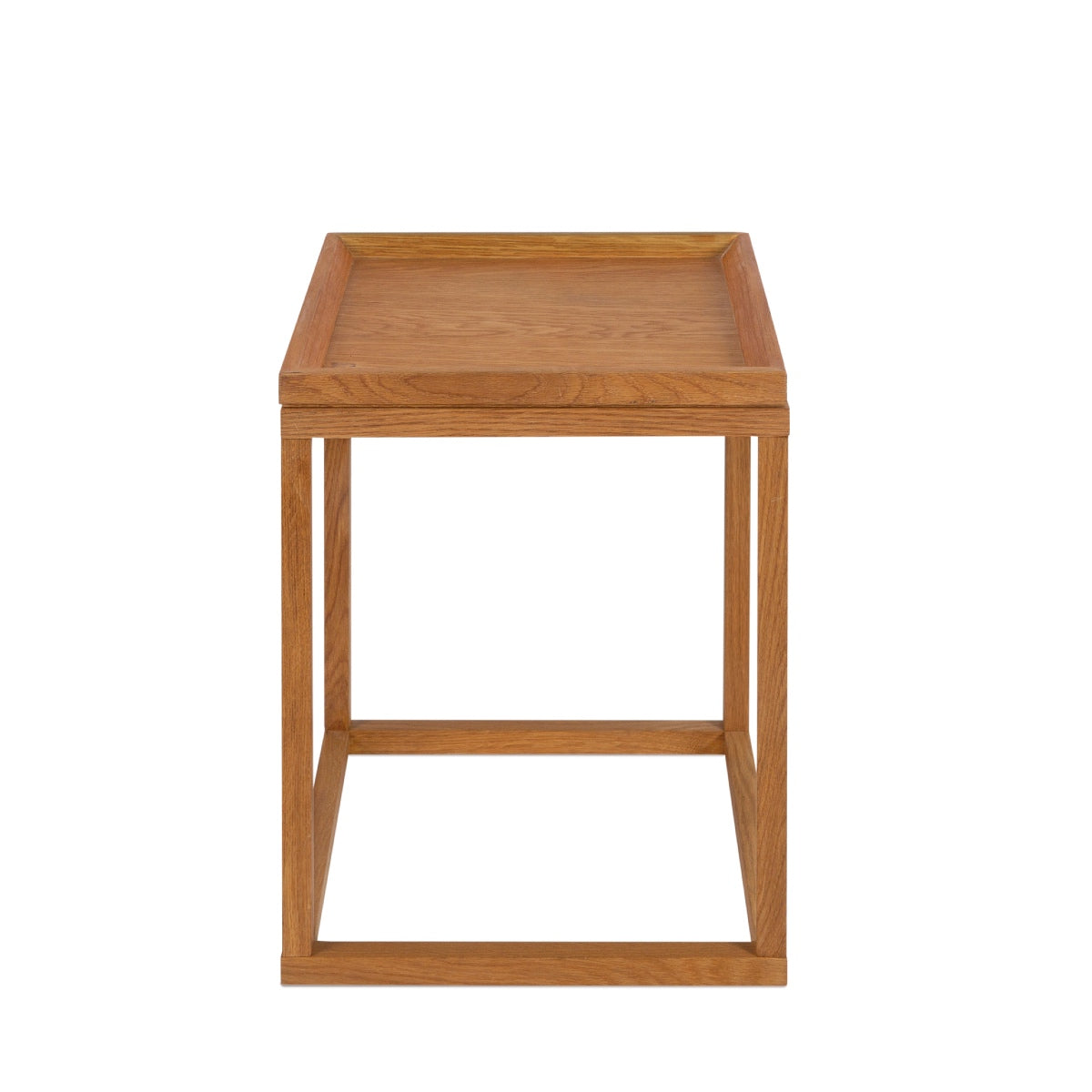 Mesa auxiliar para salón de madera de estilo nórdico