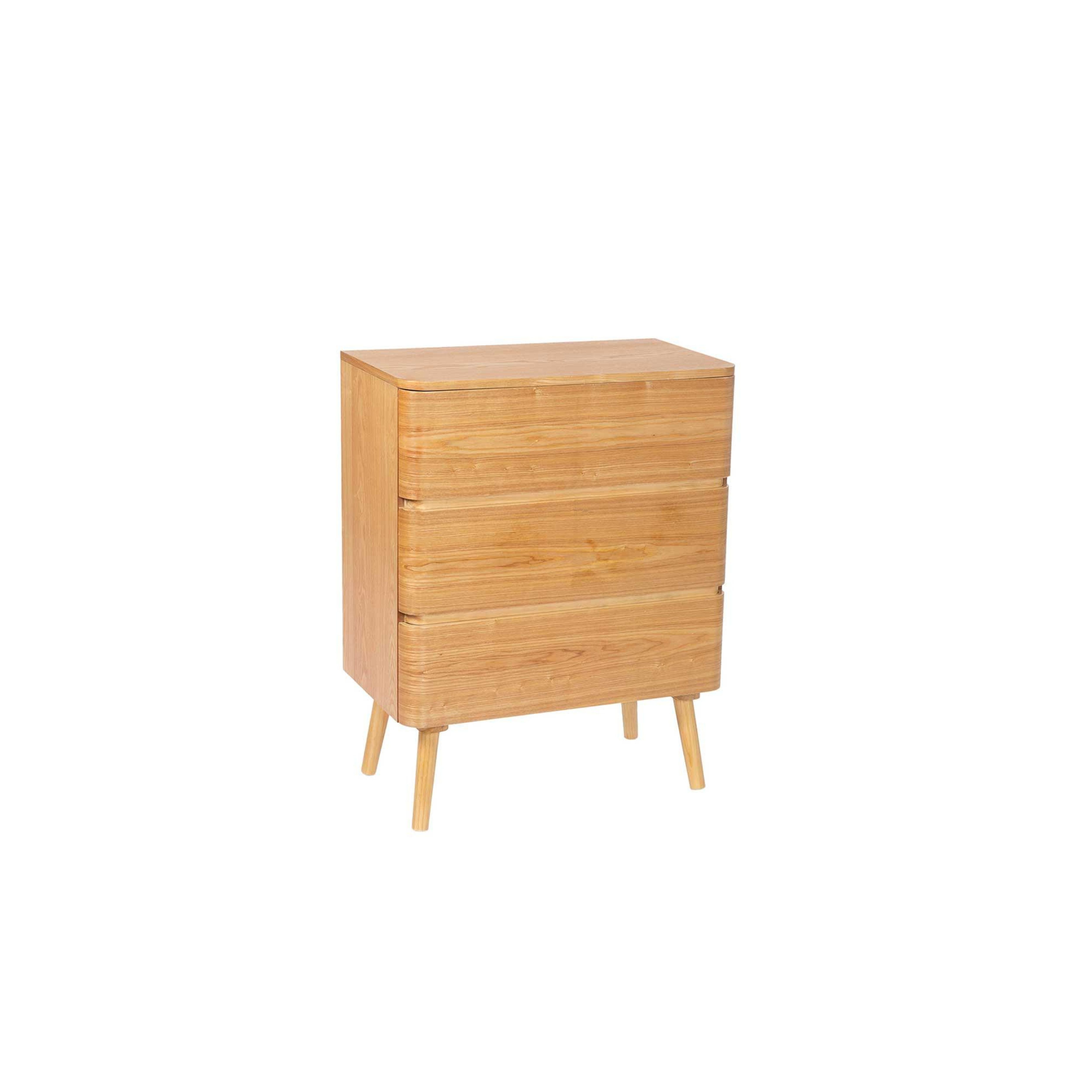 Cajonera de 3 cajones moderna de madera