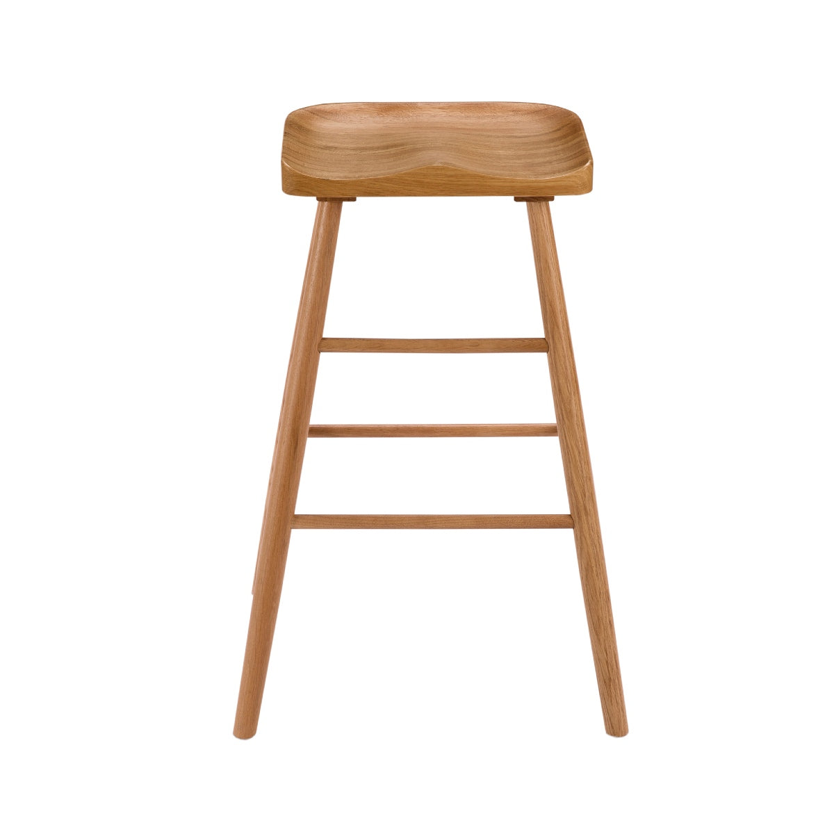 Taburete de bar de madera de roble