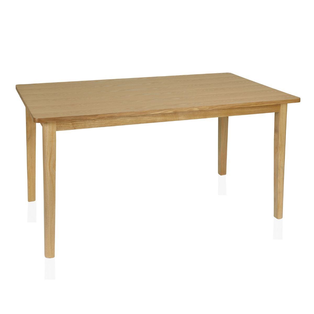 Classic beige wooden dining table