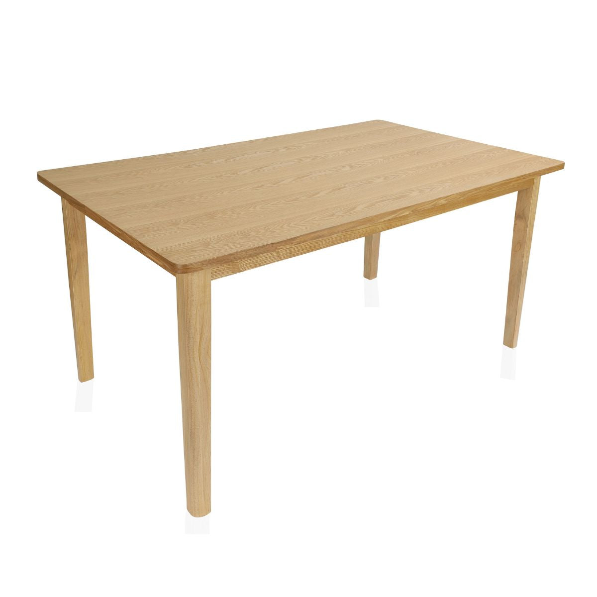 Classic beige wooden dining table