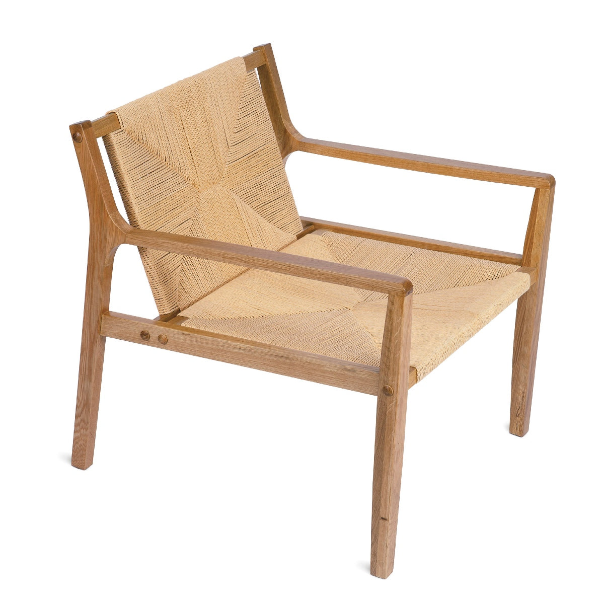Sillón de comedor nórdico de madera