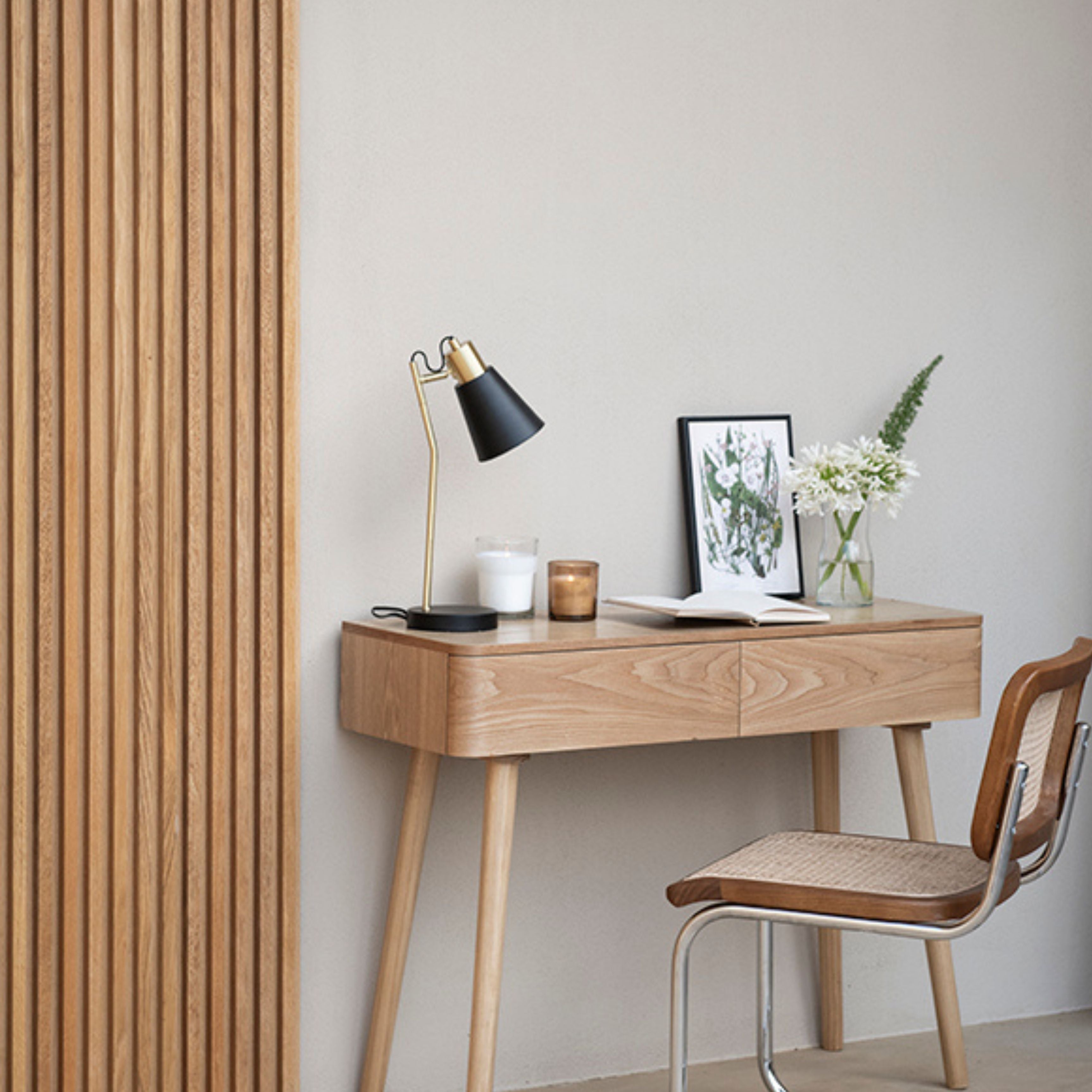 Nordic wooden console table