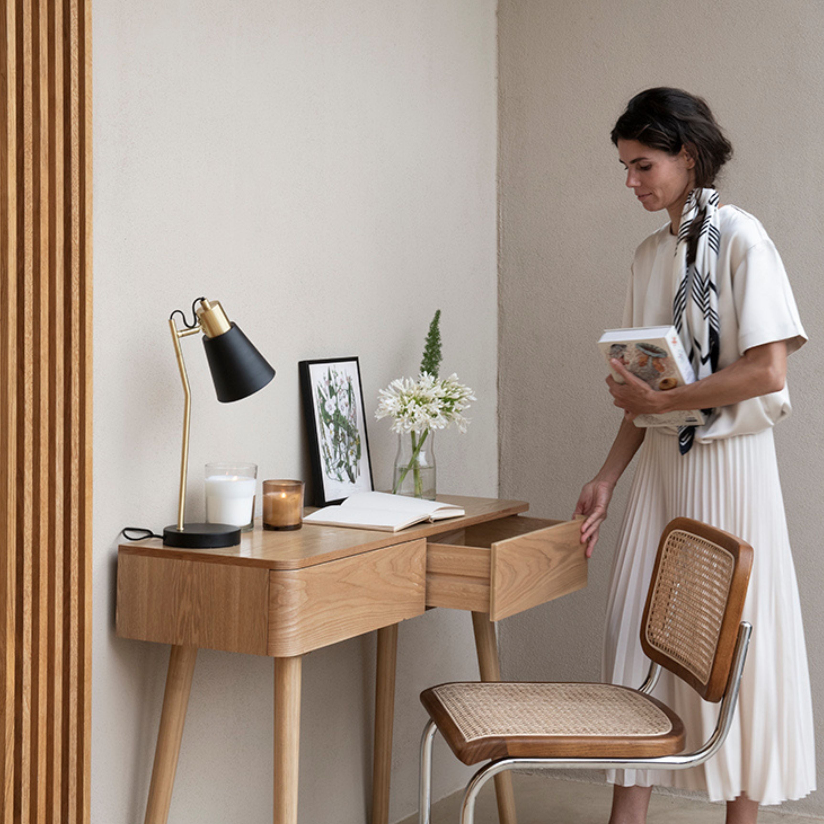 Nordic wooden console table