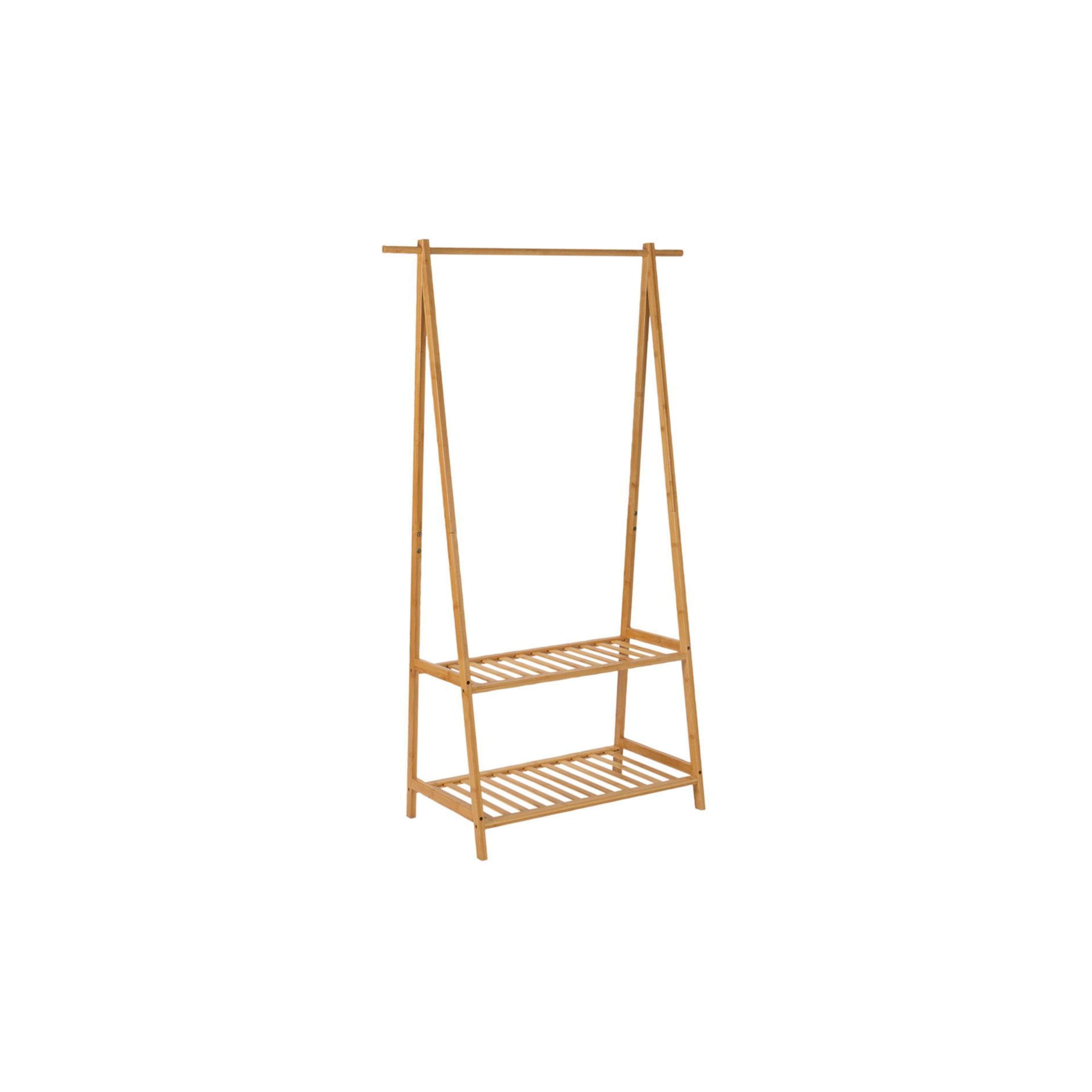 Bamboo coat rack