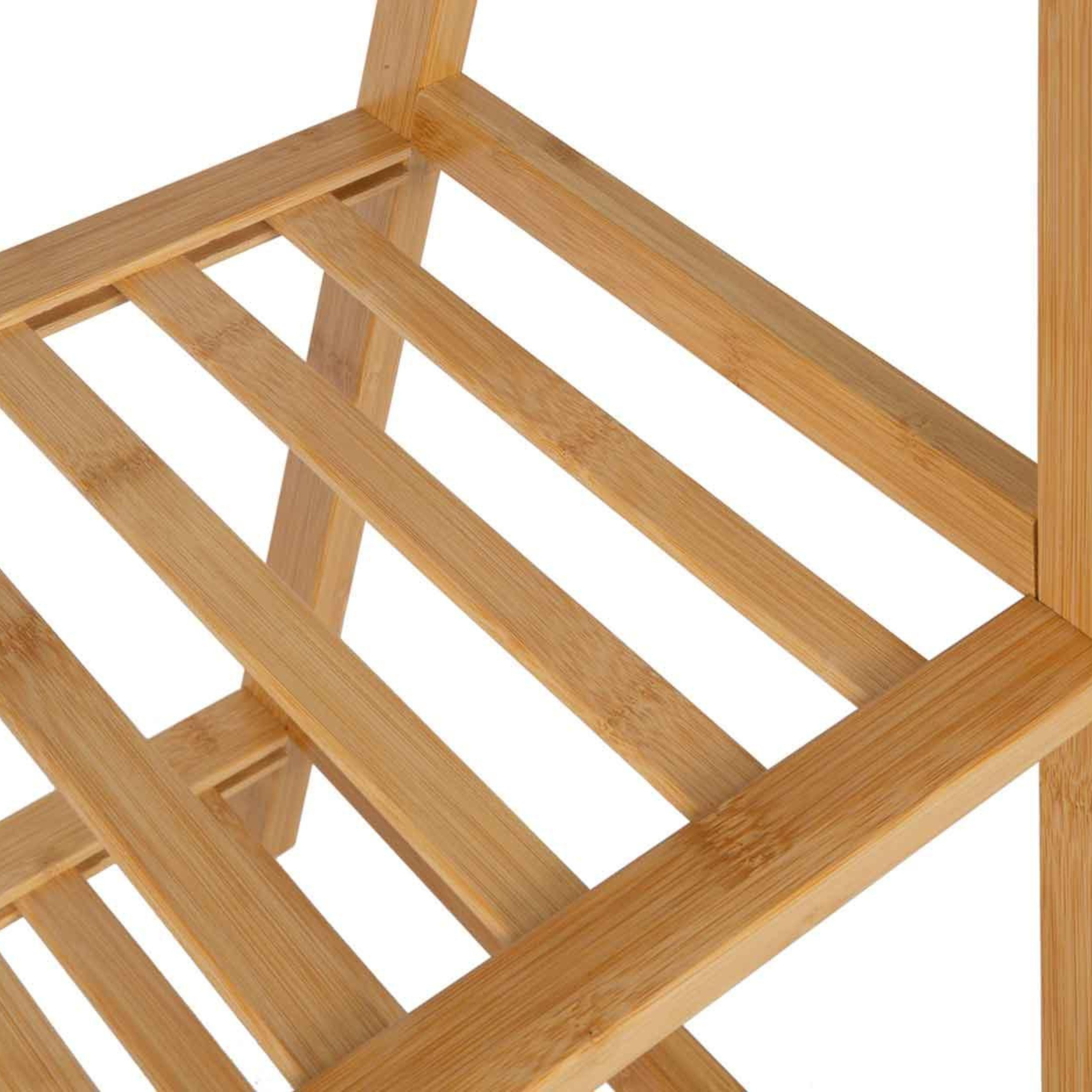 Bamboo coat rack