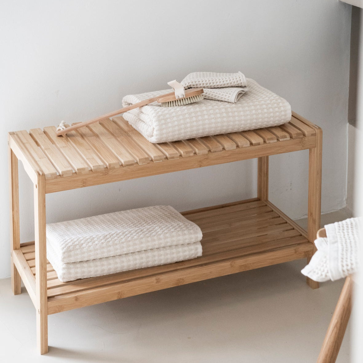 Nordic bamboo stool