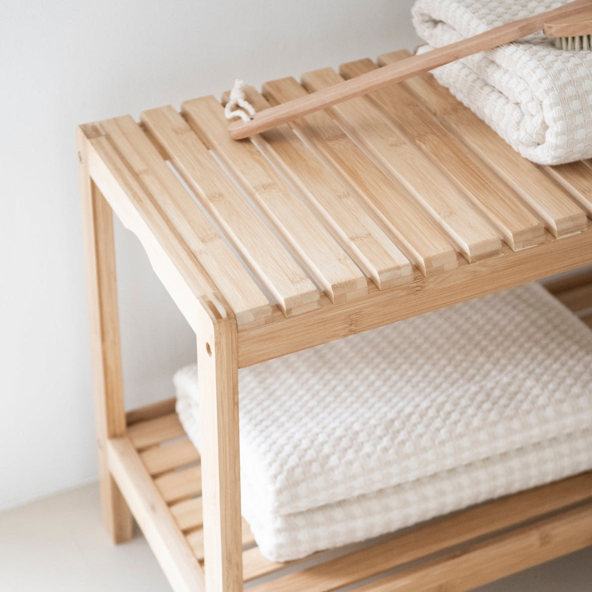 Nordic bamboo stool