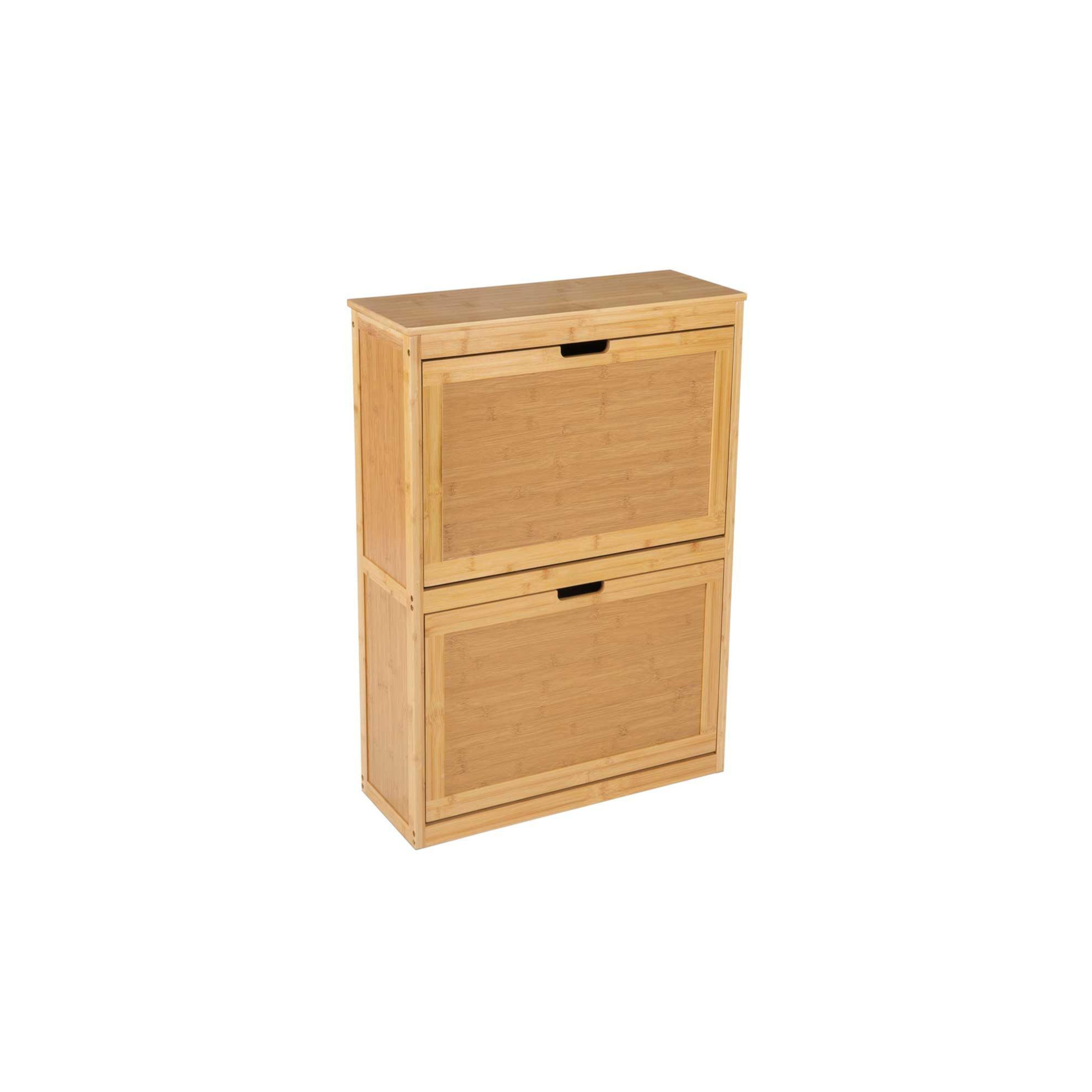 Bamboo shoe cabinet