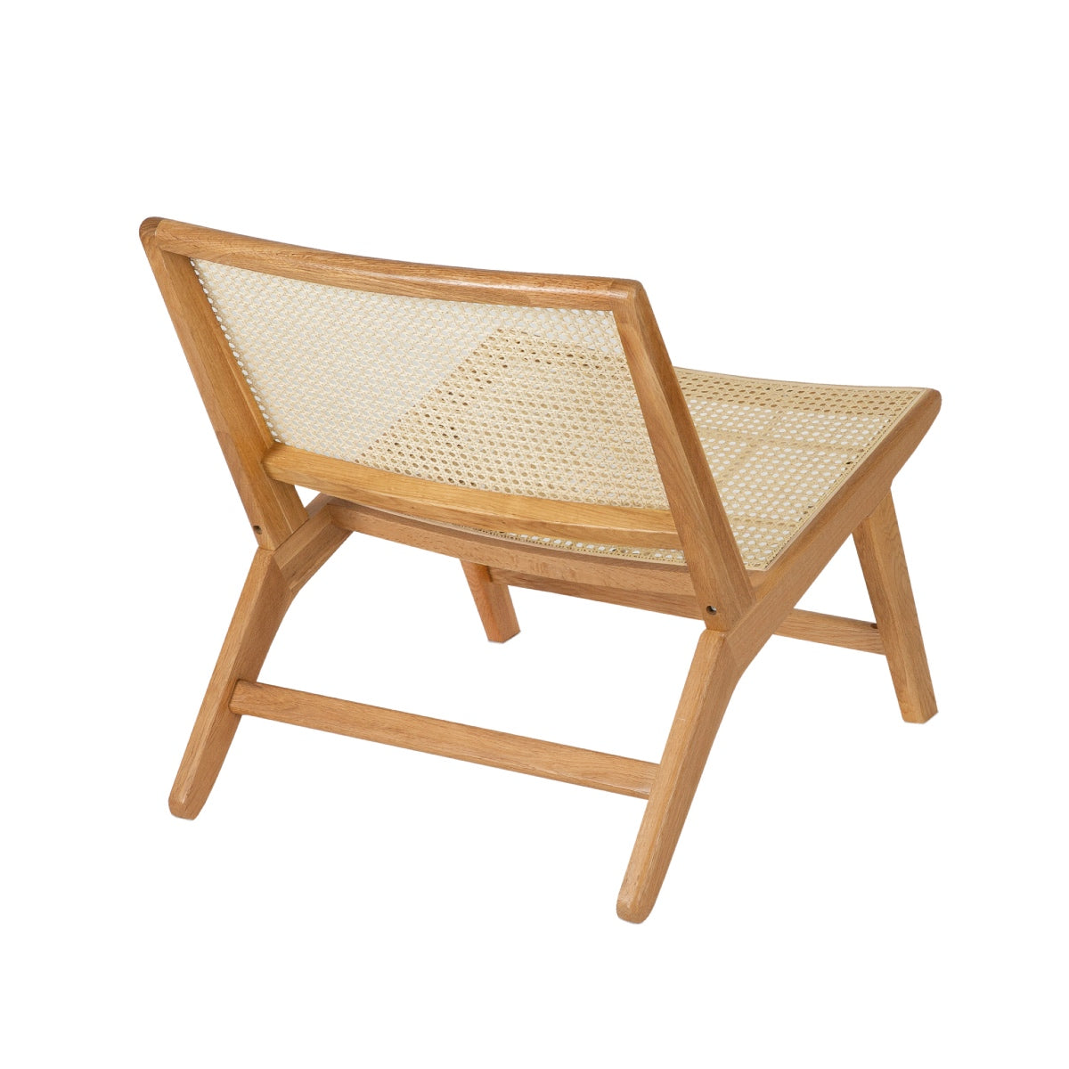 Sillón de salón de madera de roble