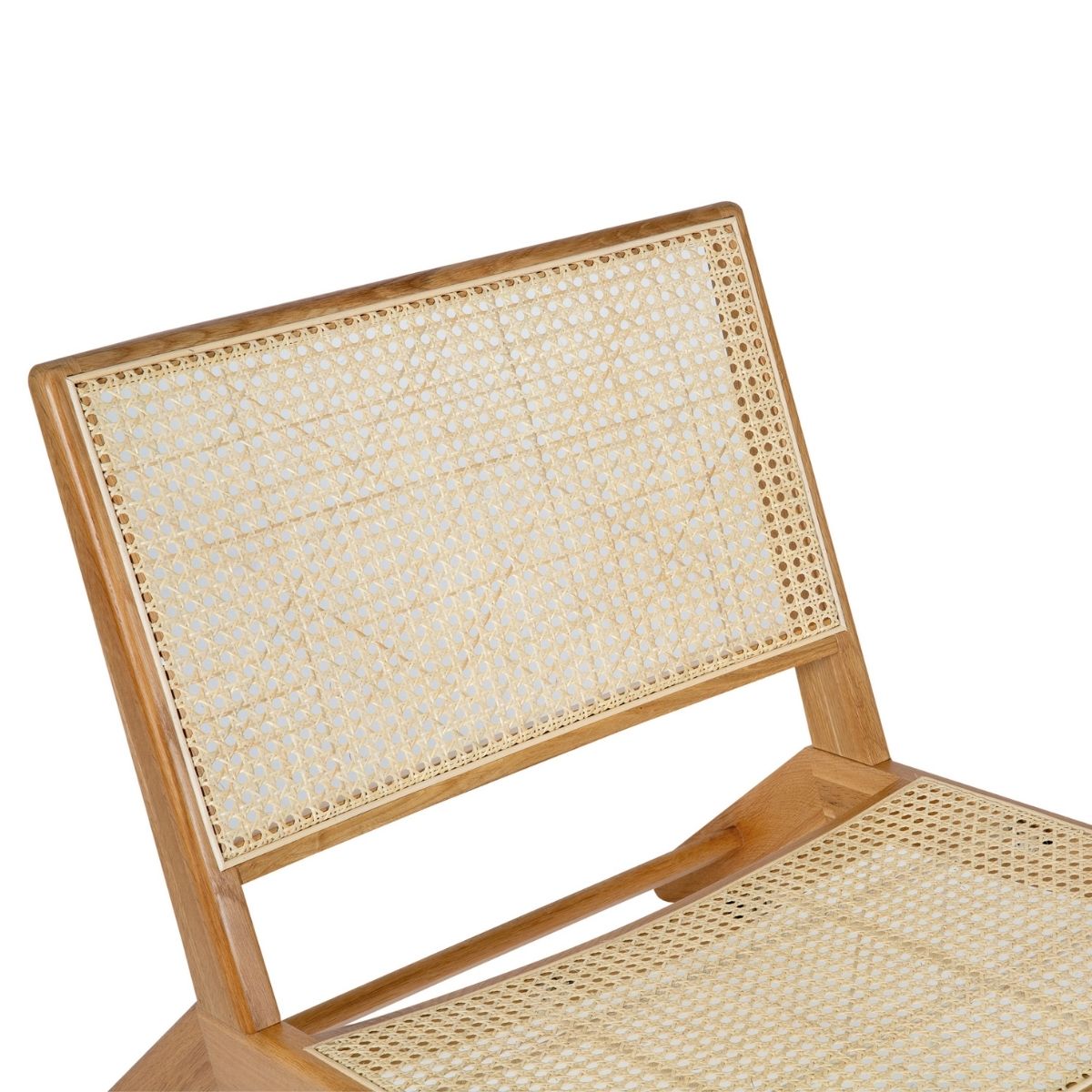 Sillón de salón de madera de roble