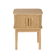 Nordic ash wood bedside table