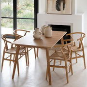 Nordic wooden dining table