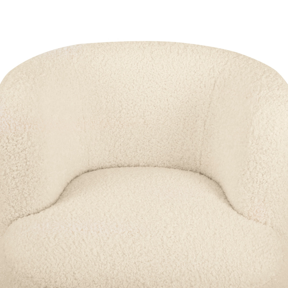 Butaca de borreguito blanca Dana