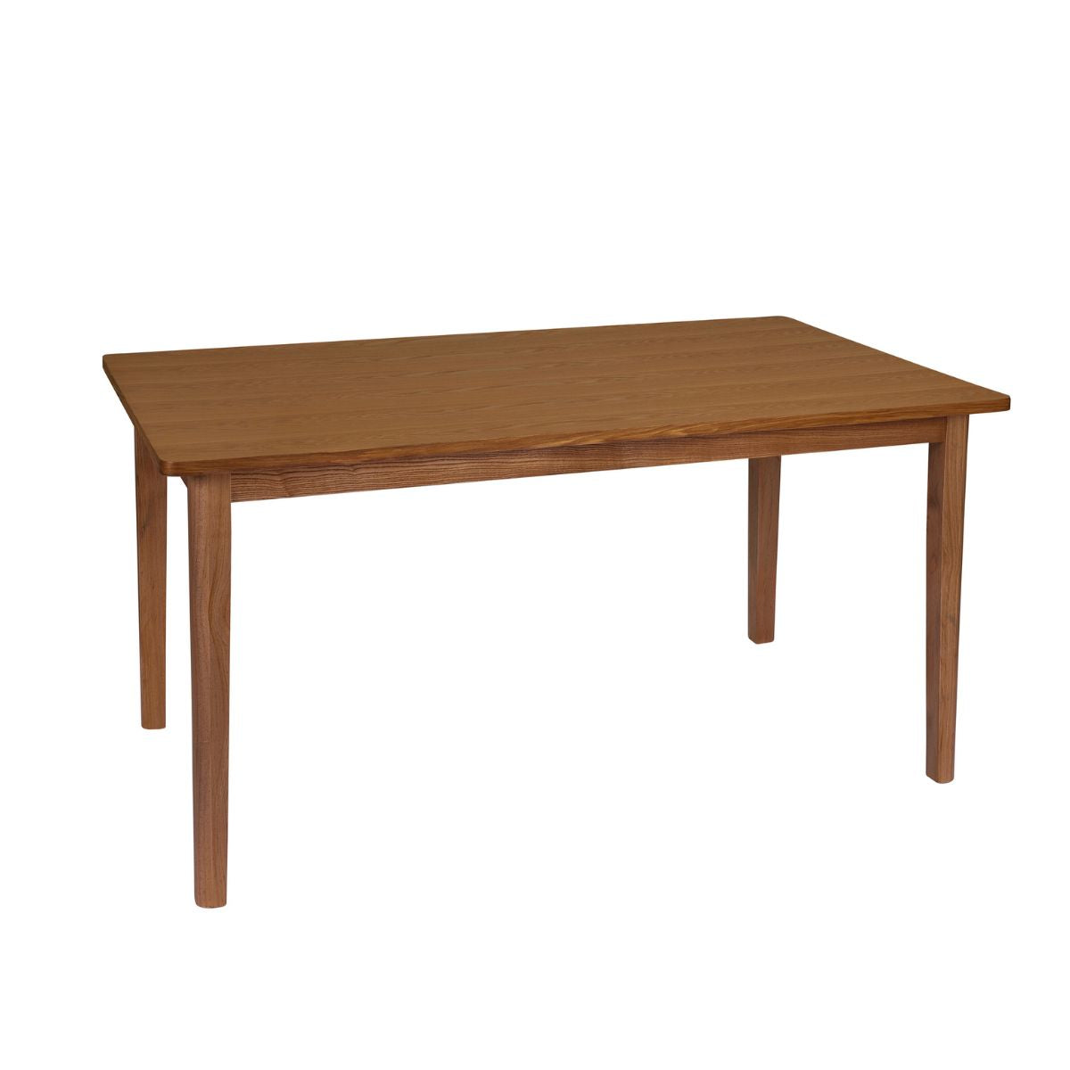 Mesa de comedor de madera ocura