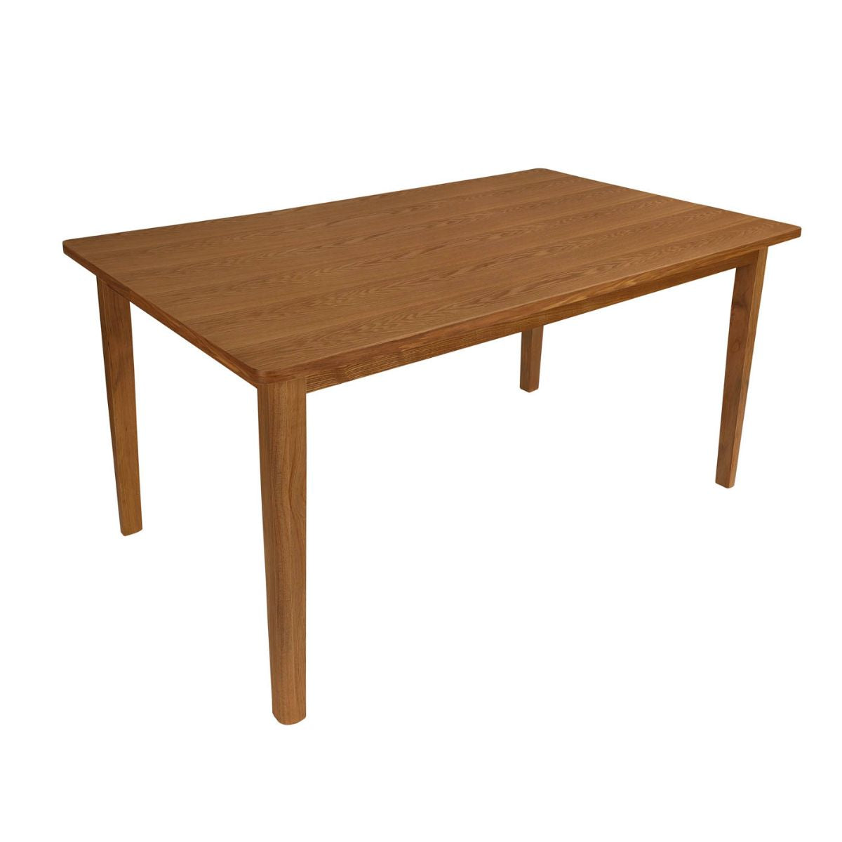 Mesa de comedor de madera ocura