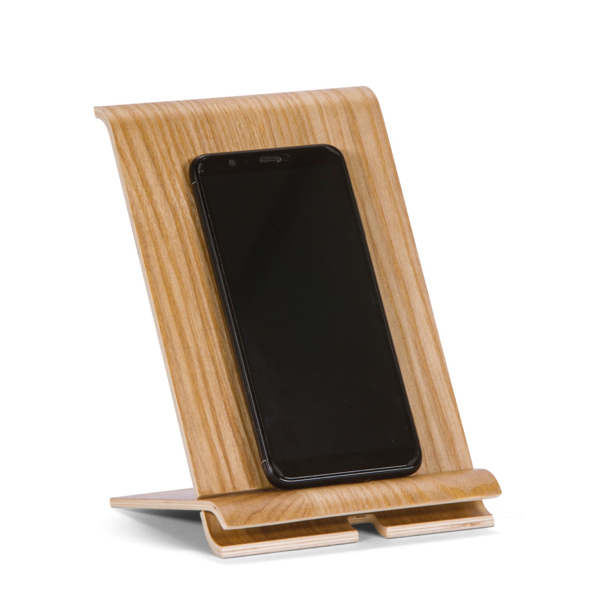 Wooden smartphone stand