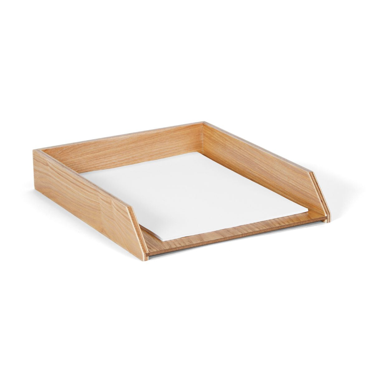 Wooden desk tray