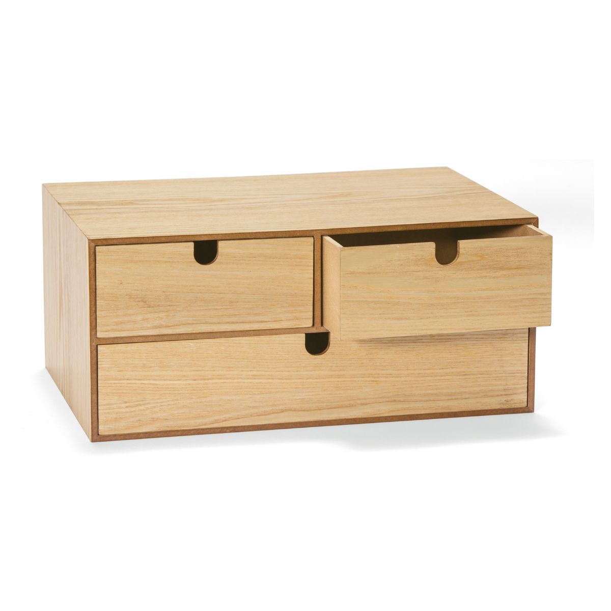 Wooden desk organizer