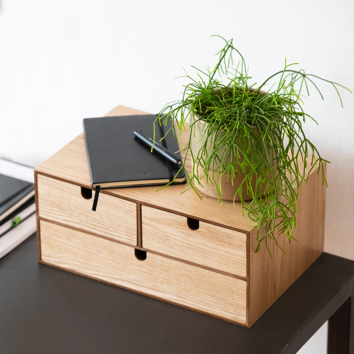 Wooden desk organizer