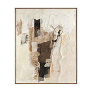 Abstract collage painting Caicos