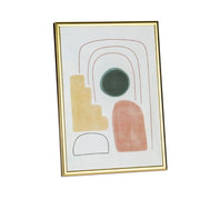 Modern abstract gold metal painting 21X30