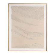 Contemporary painting with Formentera texture
