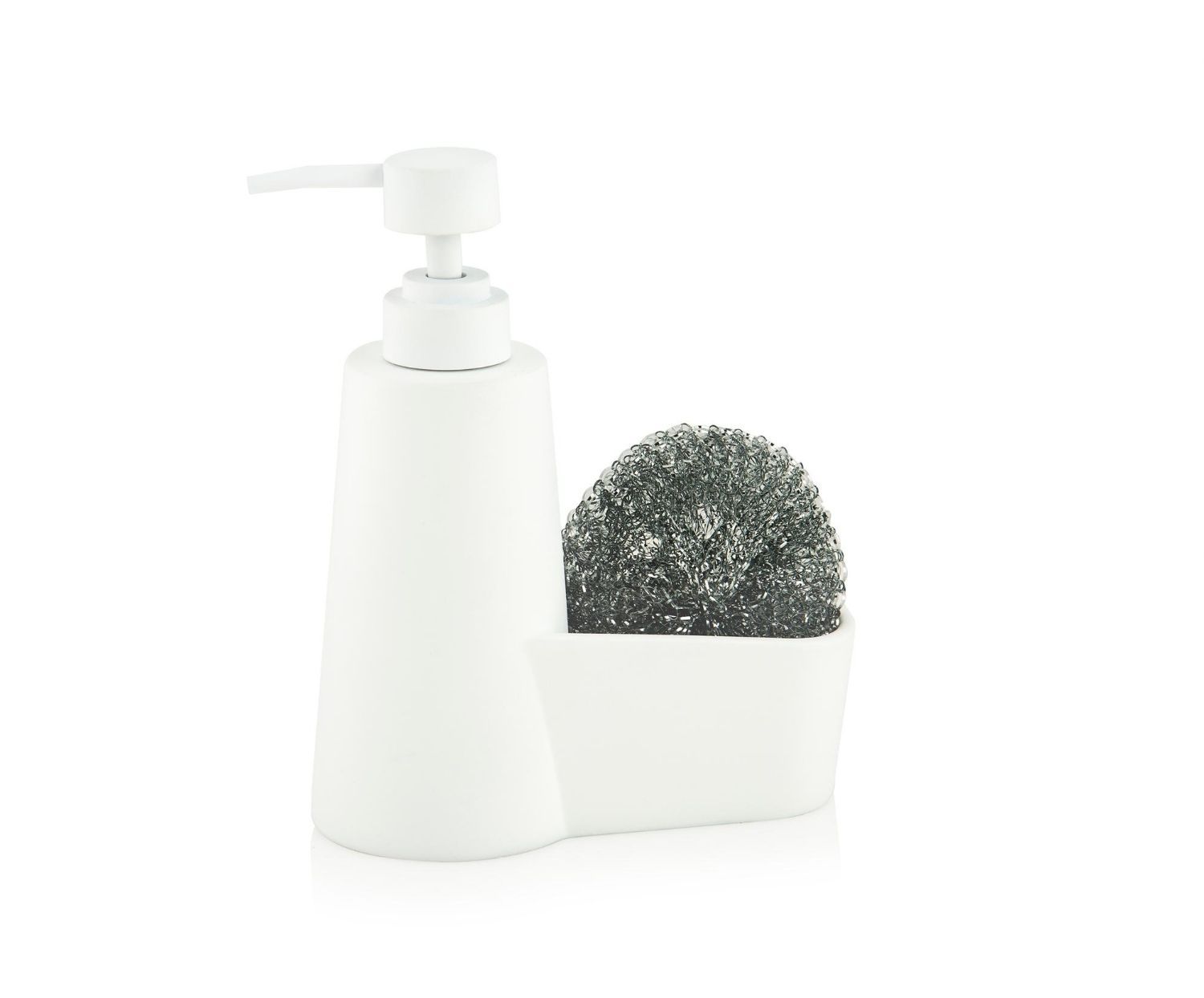 White plastic kitchen dispenser