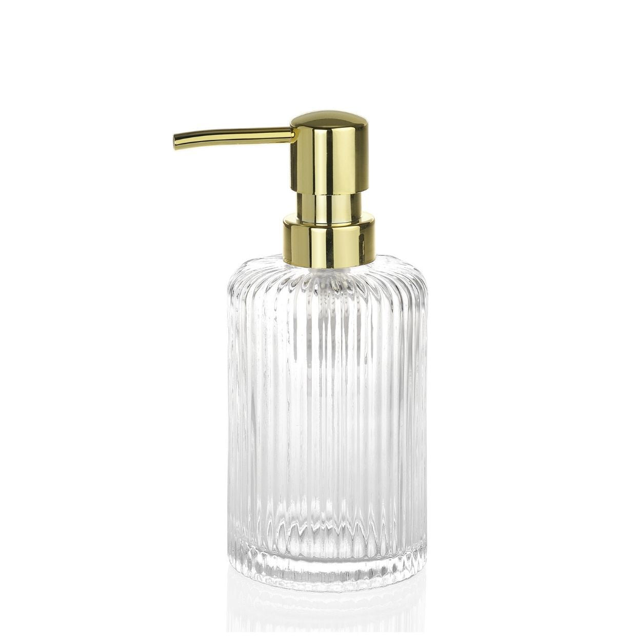 Classic gold glass bathroom dispenser