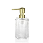 Classic gold glass bathroom dispenser