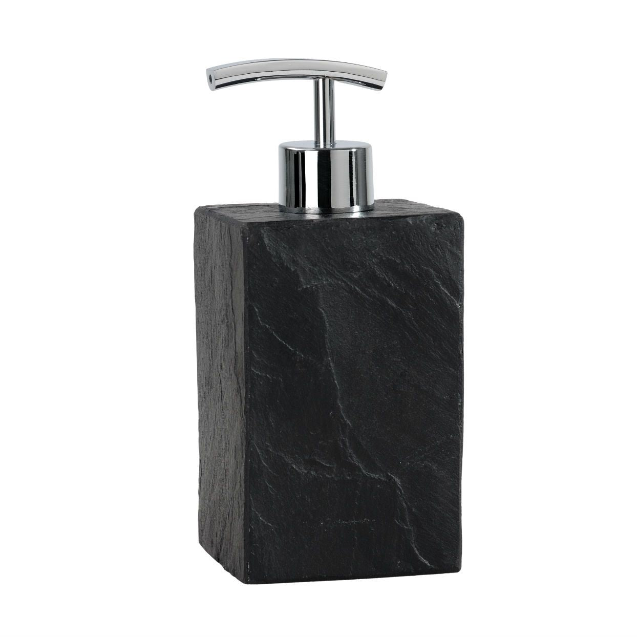 Black slate bathroom dispenser