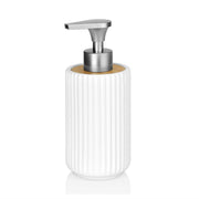 White round ceramic dispenser
