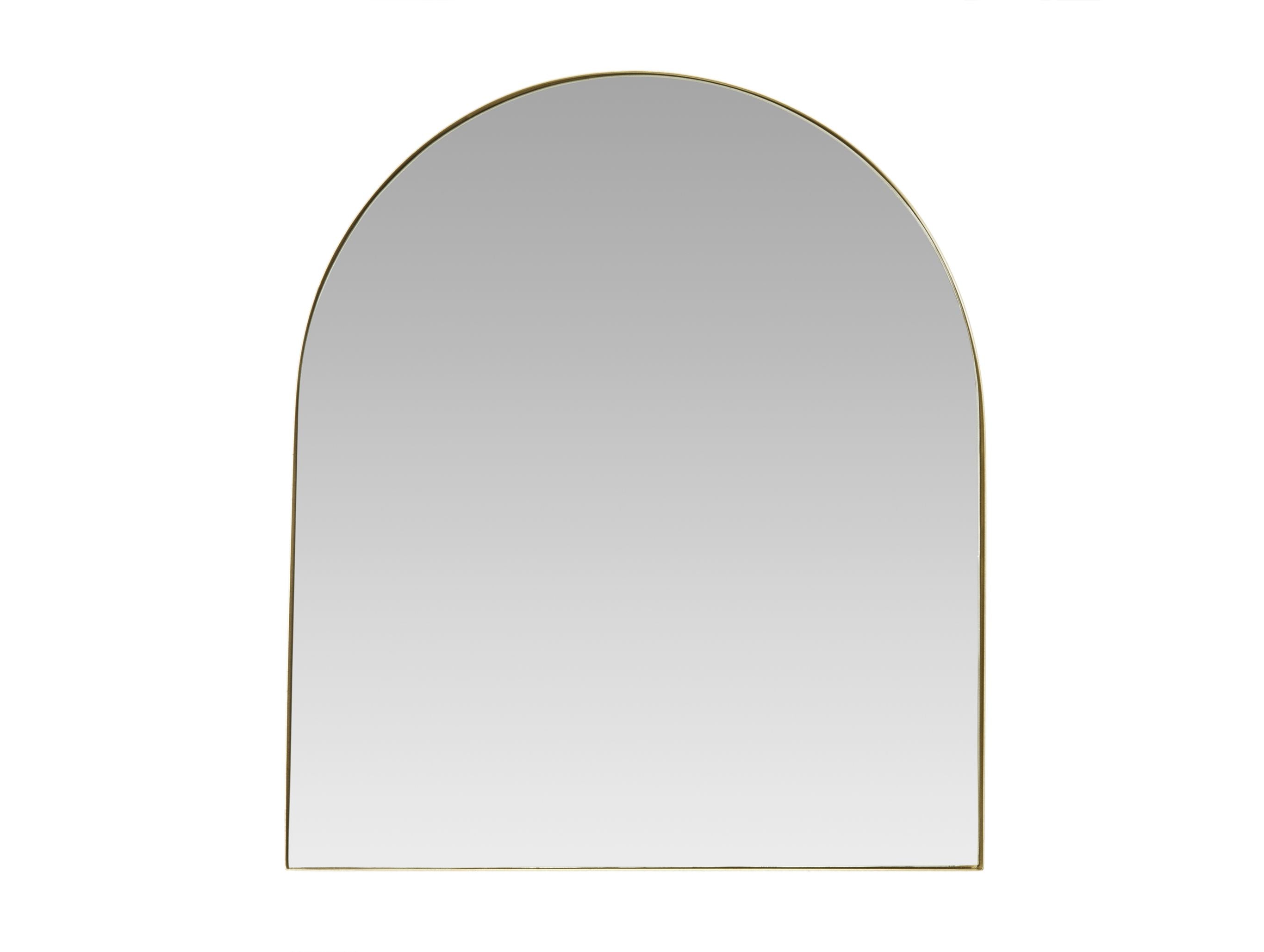 Gold metal design mirror