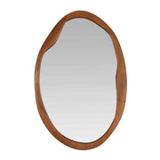 Vintage wooden wall mirror